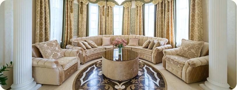 Woman in elegant setting